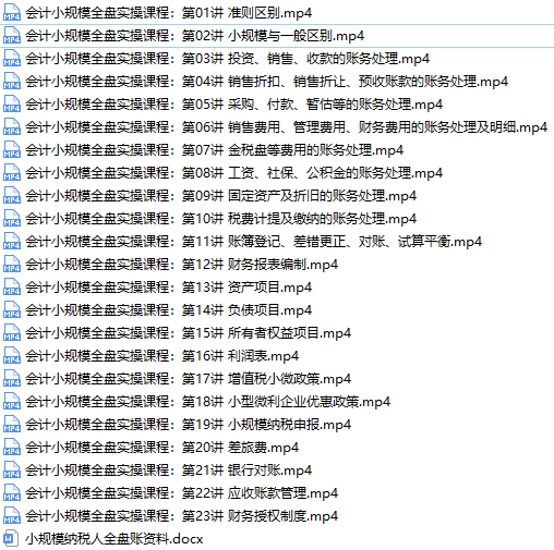 会计行业小规模全盘账实操-视频文件截图
