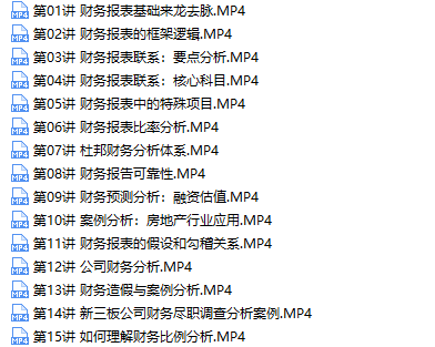 财务分析基础与实务-视频文件截图（1）