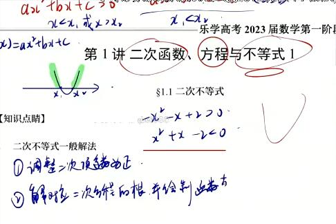 名师授课，高效提升数学成绩：王嘉庆2023高三数学第一阶段和第二阶段课程