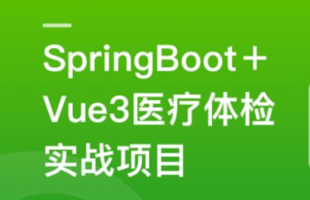 开发大健康体检双系统：SpringBoot+Vue3+MySQL集群实战