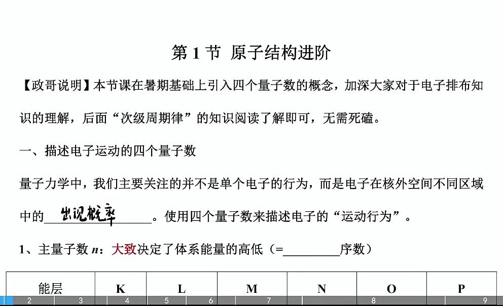 李政2024高三化学寒假班网课