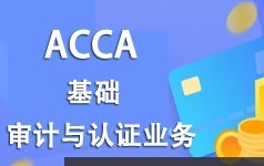 ACCA考证之审计与认证业务(AA)基础知识精讲班视频课程(65讲)