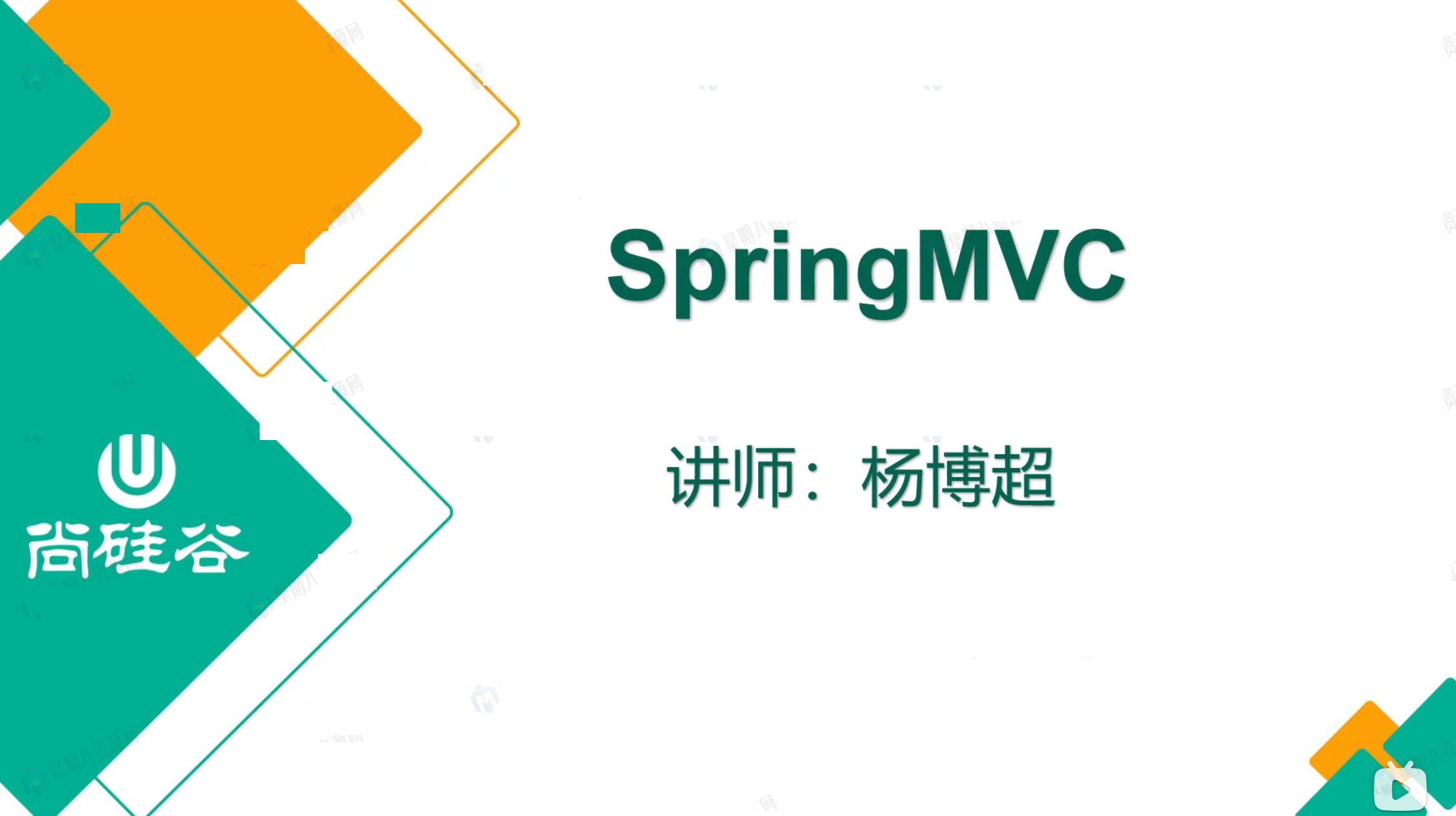 Spring MVC快速上手视频课程