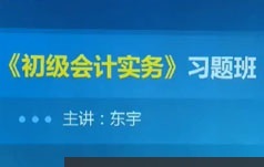 初级会计师初级务实习题班视频学习资料(15讲 百度云资源)