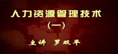 人力资源管理技术-罗双平人力资源管理技术视频讲座下载