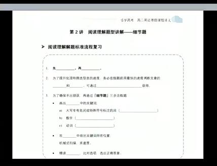 付炫屿2023高二英语寒假班，助你全面提高英语成绩