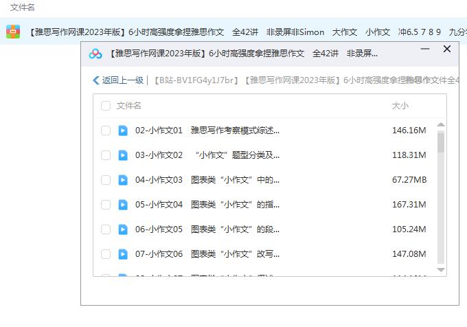 2023《6小时高强度搞定雅思作文》（42集），高效备考雅思作文！