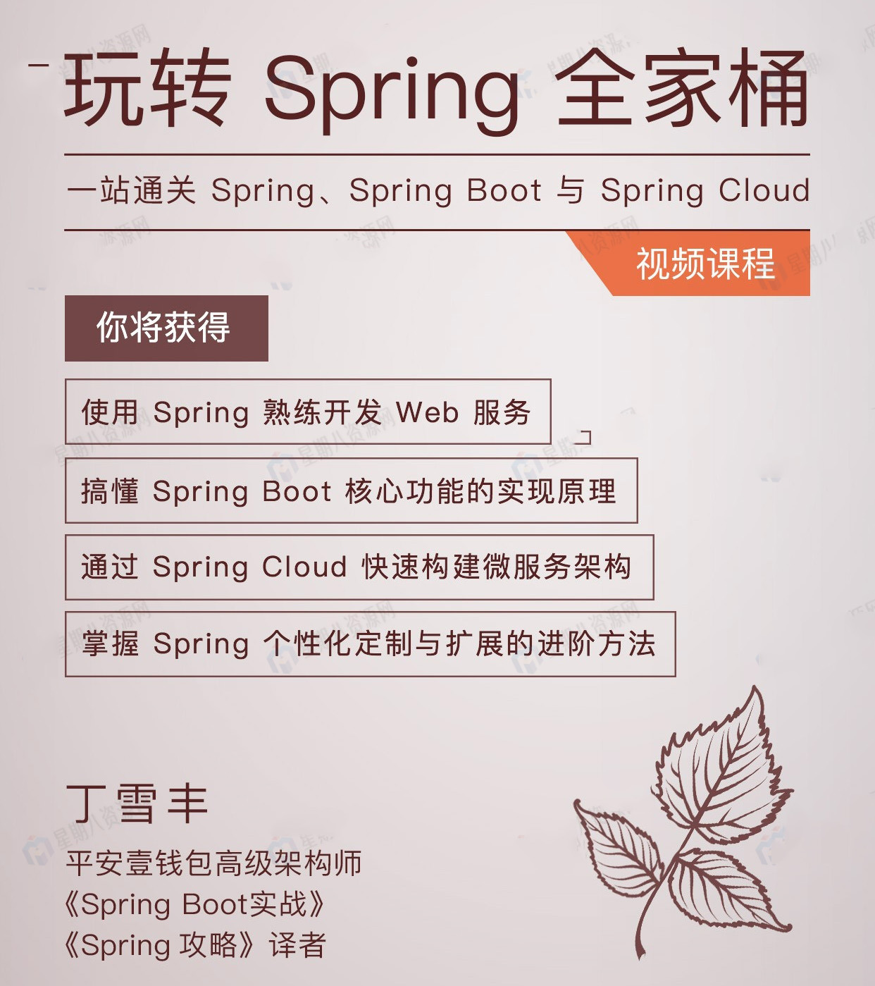 玩转Spring全家桶视频