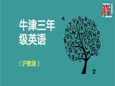 沪教牛津版小学三年级英语教学视频全集(上册+下册 共24单元)