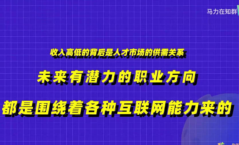 互联网职业通识20讲视频课程