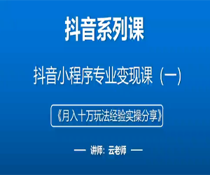 2023抖音小程序变现宝典：零基础成为赚钱高手