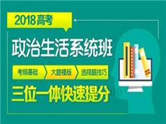 2018高考政治生活系统复习大题模板(刘勖雯 31节课)